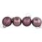 Shiny and Matte Christmas Glass Ball Ornaments - 2.25" (55mm) - Pink - 24ct